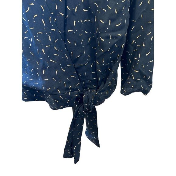 Long Sleeve V-Neck Blouse by Ms. Paquette - Picture 4 of 6